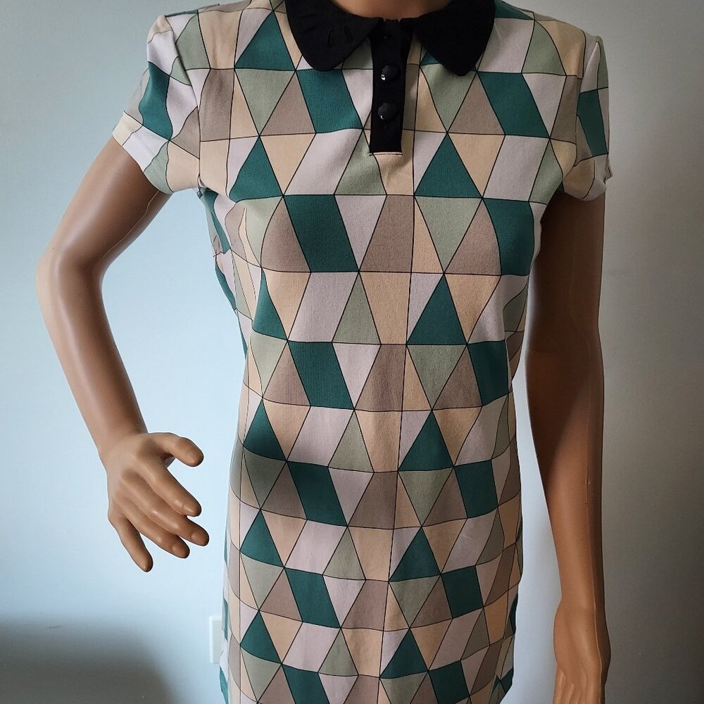 Ben Sherman Women New Short Sleeves Dress Cotton, Athletic, Small